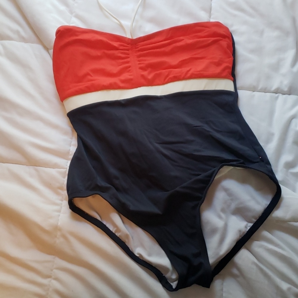 Tommy Hilfiger One Piece Halter Bathing Suit